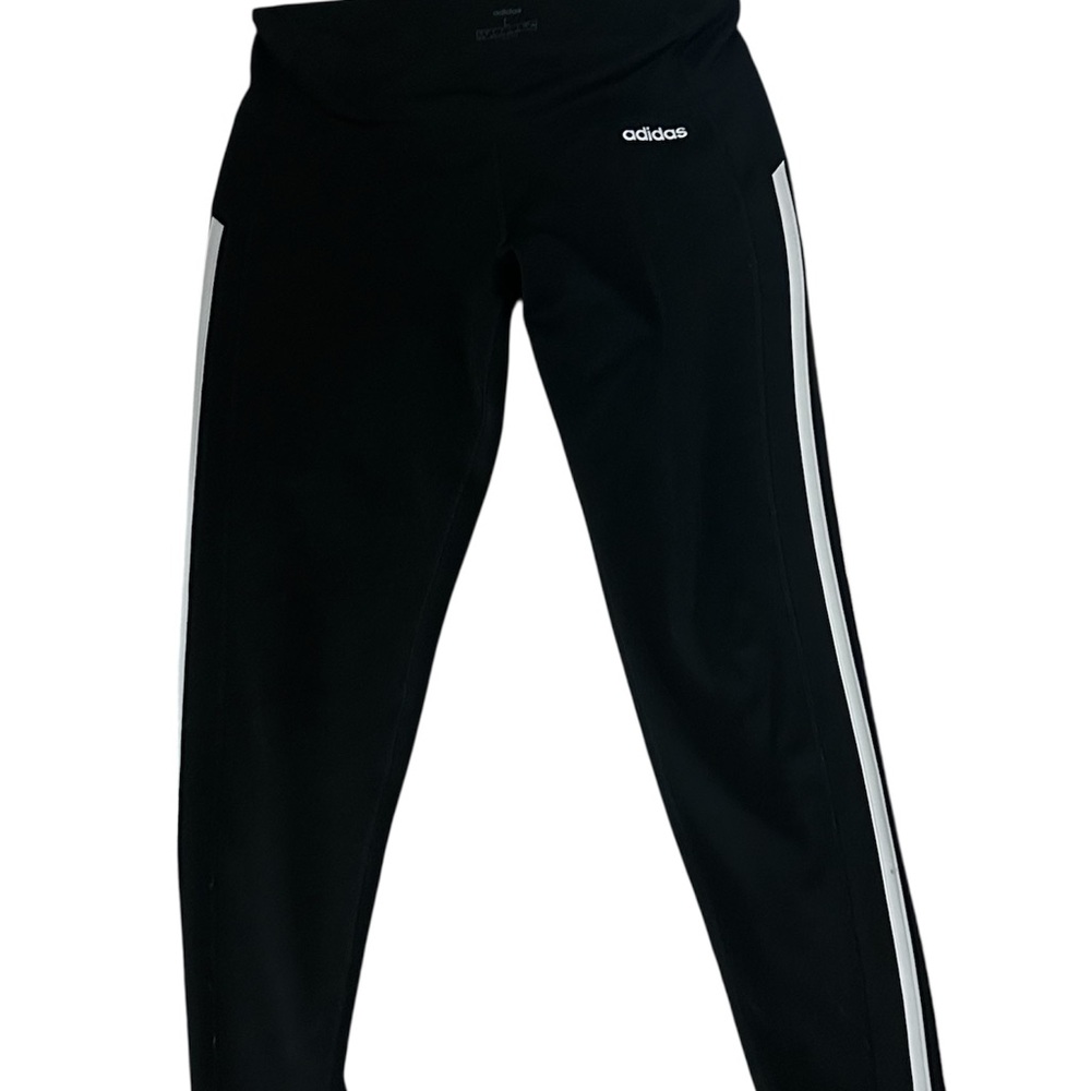 Adidas Black and White Climalite Leggings